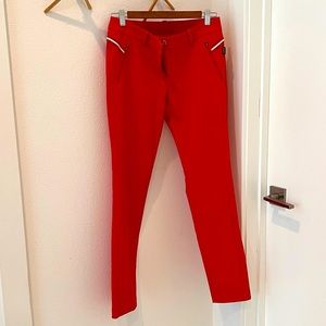 Women’s red long pants (golf pants)